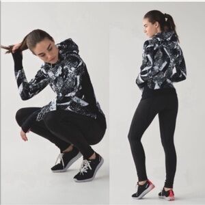 RARE - Lululemon Static Mist SCUBA Hoodie Jacket Size 4